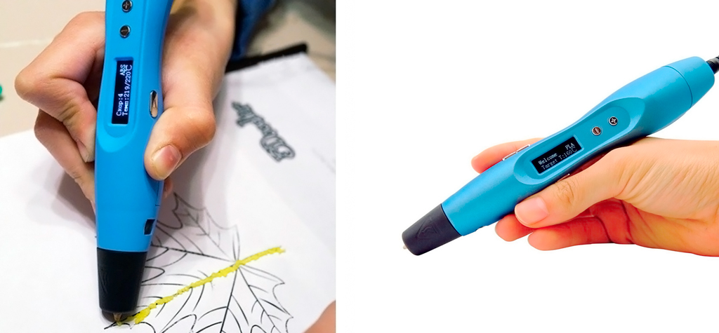 3D ручка RP400A оснащена OLED-дисплеем