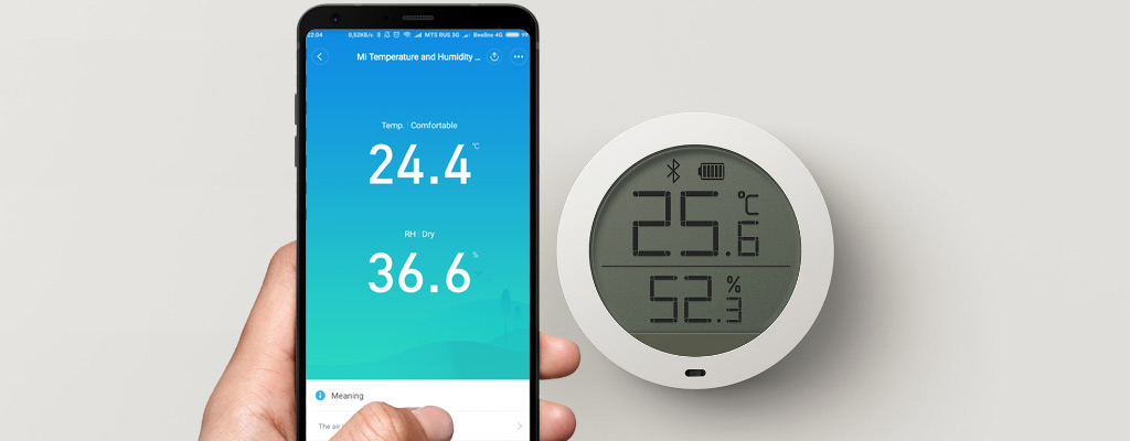 Подключение датчика температуры и влажности xiaomi Xiaomi Mijia Bluetooth Temperature Humidity Sensor LCD Screen - купить дешево в 