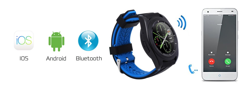 Смарт часы SMART WATCH G6 Black - Силикон - Синхронизация со смартфоном