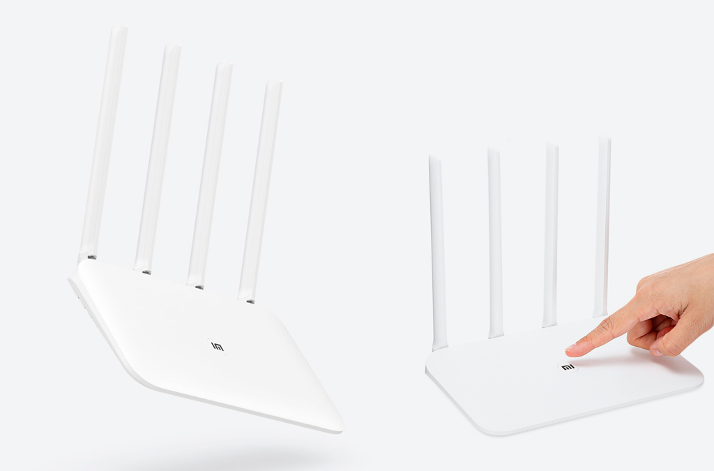 Xiaomi Mi WiFi Router 4 оснащен 4 всенаправленными антеннами