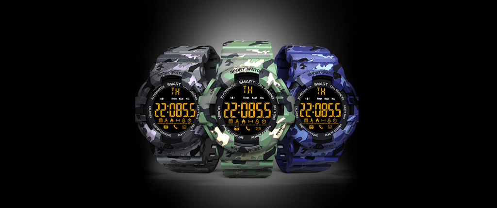 CARCAM EX16M водонепроницаемые смарт-часы, оснащенные функциями фитнес-трекера