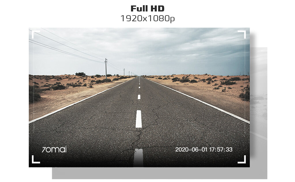Xiaomi 70 Mai Midrive RC04 - Разрешение Full HD
