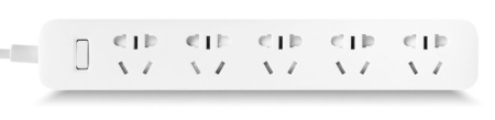 Сетевой удлинитель длиной 2 метра с 5 розетками Xiaomi Mi Power Strip 5 Sockets White