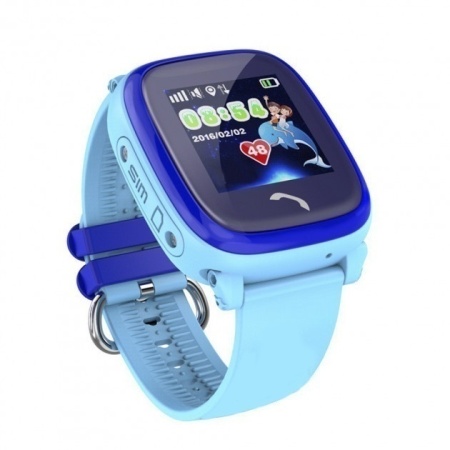 Детские смарт-часы с GPS и функцией телефона CARCAM GW400S Blue