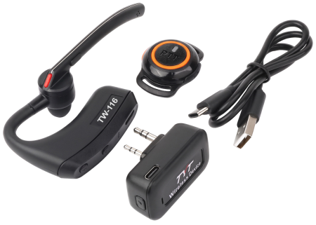 Купить Беспроводная Bluetooth гарнитура TYT для портативных радиостанций TW-116