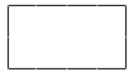 Купить Складная мягкая шторка 100 дюймов 16:9