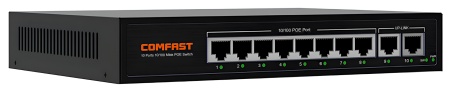 Купить COMFAST 10 Ports POE Switch 100Mbps (CF-SF181P V2)