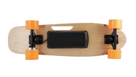 Купить электроскейт CARCAM FishBoard с запасом хода 10 км на скорости до 10 км/ч.