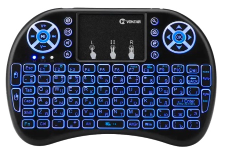 Купить Vontar I8+ Wireless Keyboard 2.4GHz Air Mouse Touchpad Handheld for Android TV BOX Mini PC Lion ver.
