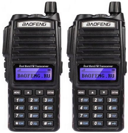 Набор раций Baofeng UV-82 2шт.