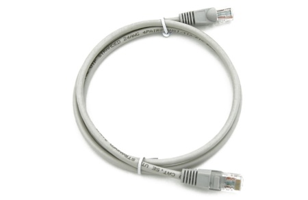 Купить Патч-корд Technolink UTP4 cat.5e, 1.0м, литой коннектор, серый