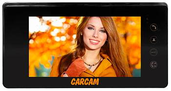 Видеодомофон CARCAM DW-718SD оснащенный TFT дисплеем с диагональю 7’’