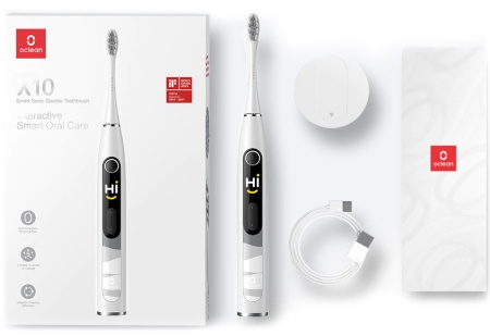 Купить Xiaomi Oclean X10 Smart Electric Toothbrush Gray