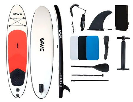Купить Kesser Inflatable SUP Board 320*78*15 Wave White-Red