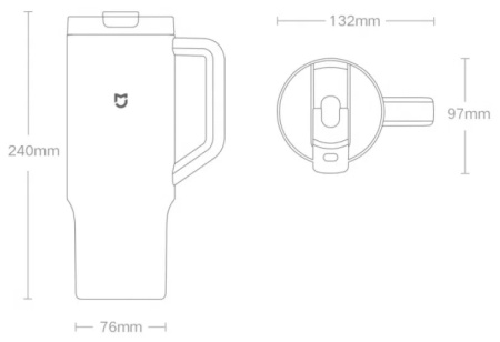 Купить Xiaomi Mijia Sippy Cup 1L (MJXGB01RM) Pink