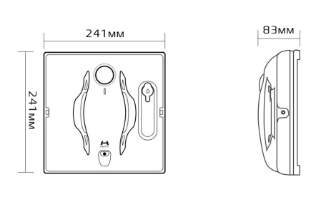 Купить Xiaomi HUTT Smart WaterJet Window Cleaner White