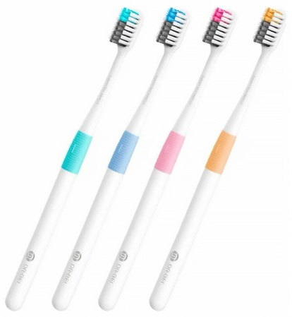 Купить Xiaomi Dr. Bei Bass Method Toothbrush Multicolor (4 шт)