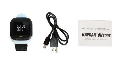 Детские часы с GPS CARCAM GW500S (голубые)