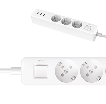 Купить Xiaomi Mi Power Strip (3 розетки +3 USB порта) (XMCXB04QM) White