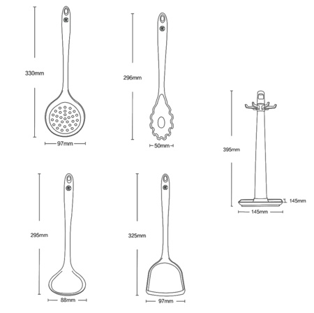 Купить Xiaomi Zhiwu Silicone Kitchenware Suit (ZCPJ001)