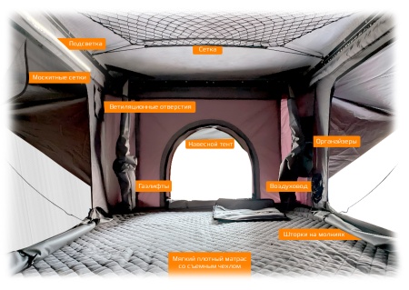 Купить CARCAM ROOF TENT 610WP