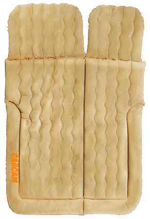 Купить CARCAM Inflatable Auto Airbed, Two Pillows, Auto Air Pump, Repair Kit, 175x155 cm. (CCMTE134) Brown