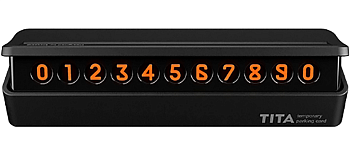 Парковочная карта Xiaomi Bcase TITA Temporary Parking Card Black