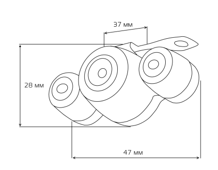 Парковочная камера CARCAM CAM-432