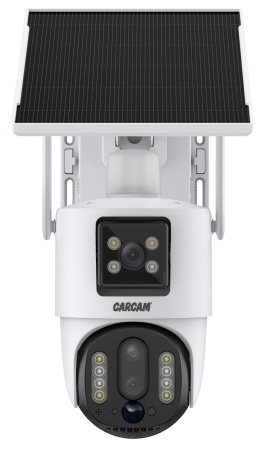 Купить CARCAM 4MP Solar Outdoor PTZ 10x Hybrid Zoom Triple Lens Dual View Camera V380BP5DL-4G