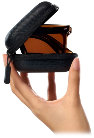 Купить Xiaomi Mijia Folding Polarized Sunglasses (MJTA01LM) Amber Brown