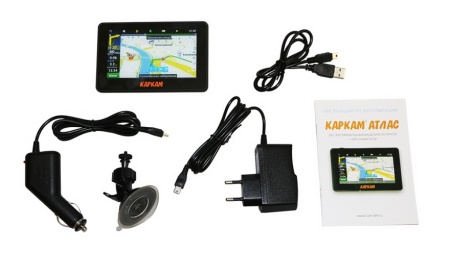 Автомобильный видеорегистратор с навигатором КАРКАМ АТЛАС