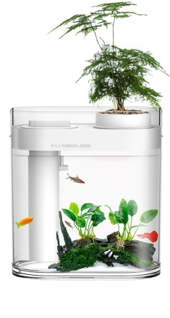 Купить Xiaomi Geometry Lazy Fish Tank White (HF-JHYGZH001)