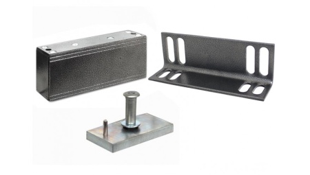 Купить CARCAM М2-400 Электромагнитный замок с уголком (серебряный антик)