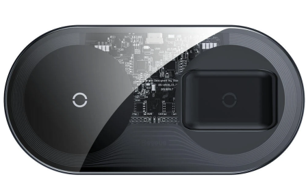 Купить Xiaomi Baseus Simple 2 in 1 Wireless Charger прозрачный