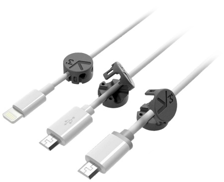 Купить Xiaomi Bcase TUP2 Magnetic Absorption Cable Clip Dark Brown