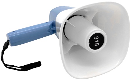 Купить Handheld Megaphone Talk/Record/Play/Music/Siren 15W 1200mAh (918)