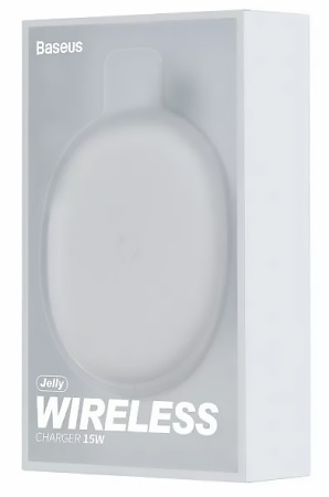 Купить Baseus Jelly Wireless Charger 15W White (WXGD-02)