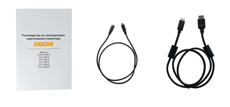 Купить CARCAM 15.6'' IPS 4K 60Hz Portable Monitor Type-C*2 miniHDMI for PC Laptop Phone (CCS156UC)