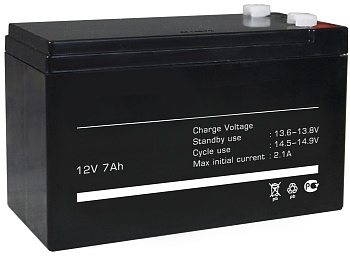 CARCAM Battery 12В, 7 А/ч