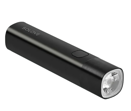 Купить Xiaomi Solove X3S Portable Flashlight Power Bank Black