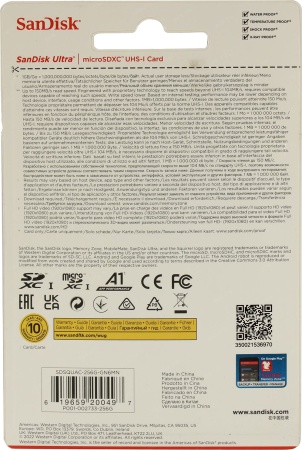 Купить SanDisk Ultra 256GB microSDXC Class 10 (SDSQUAC-256G-GN6MN)