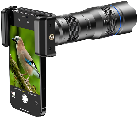 Купить Apexel Telephoto Lens Set With Tripod (40XCR50)