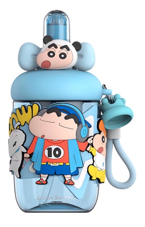 Купить Crayon Shin-chan Bobo Straw Space Cup 650ml (LX-4174) Blue