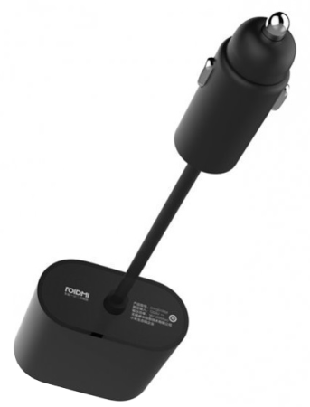 Купить Разветвитель автомобильного прикуривателя Xiaomi Roidmi 2S Splitter Dual Port Converter (DYQ01RM)