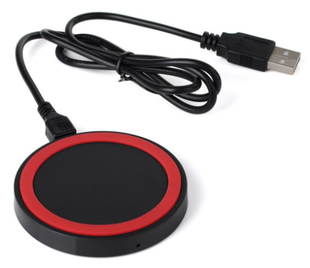 Беспроводное зарядное устройство CARCAM Wireless Charging Pad (red) 