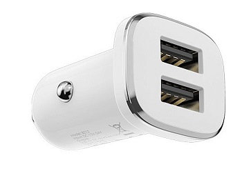Купить Borofone BZ12 АЗУ 2USB 2.4A Белый