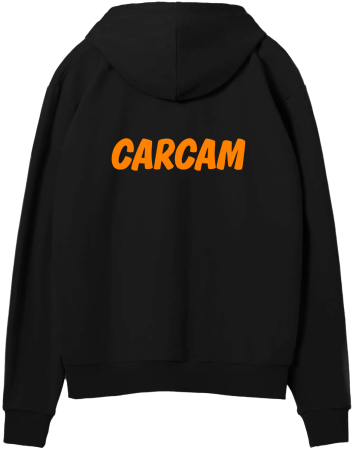 Купить Carcam Худи c капюшоном чёрное S