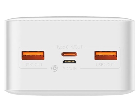Купить Baseus Bipow Digital Display 30000mAh 20W White (PPDML-N02)