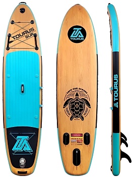 Купить Tourus Inflatable SUP Board 335x84x15cm Blue and Wood, TS-002S