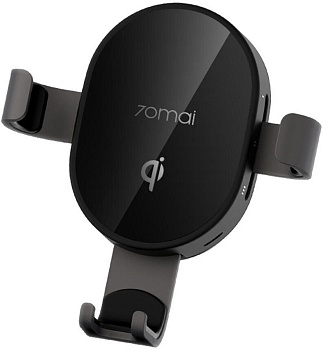 Автомобильный держатель с беcпроводной зарядкой Xiaomi 70mai Wireless Car Charger Mount Midrive (PB01)